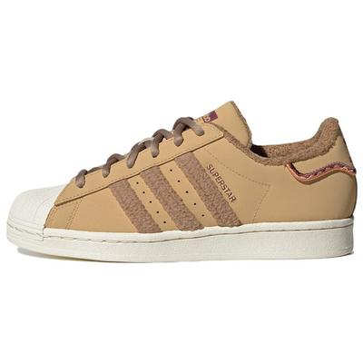 Оригинальные Superstar Кожаные Удобные Прочные Легкие Кроссовки с низким верхом Женские Кроссовки Пустынно-желтые GY2526