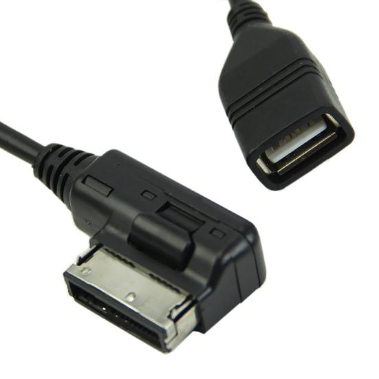 Автомобильный музыкальный интерфейс для AMI MMI AUX-USB-адаптер, кабель-адаптер, флэш-накопитель для Au-di