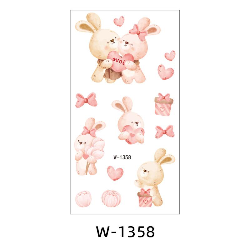 Tattoo Stickers Waterproof And Sweat-Proof Valentine'S Day Temporary Disposable Tattoo Stickers Cute