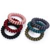 Accessories Frosted Color Girl Big Telephone Wire Matte Hair Rope Rubber Bands Hairbands Hair Ties