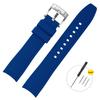 Ремешок для часов 20 мм для Omega X Swatch Ремешок для Seamaster 300 для Citizen 22 мм Мужской Женский Резиновый Силиконовый С Изогнутым Концом Наручный Браслет