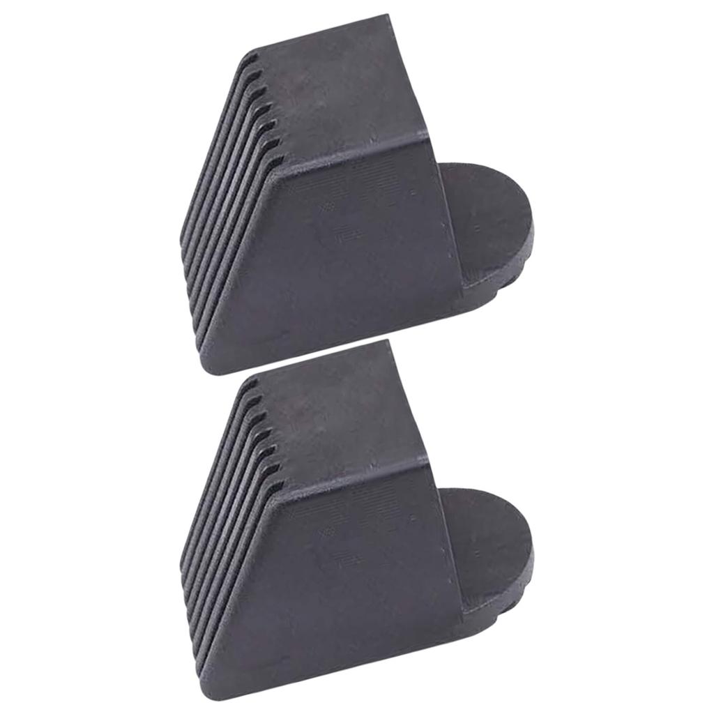 2Pcs Fitness Equipment End Cap Square End Cover Replacement Foot Cover Protectors Gym Equipment Accessories Enduring
