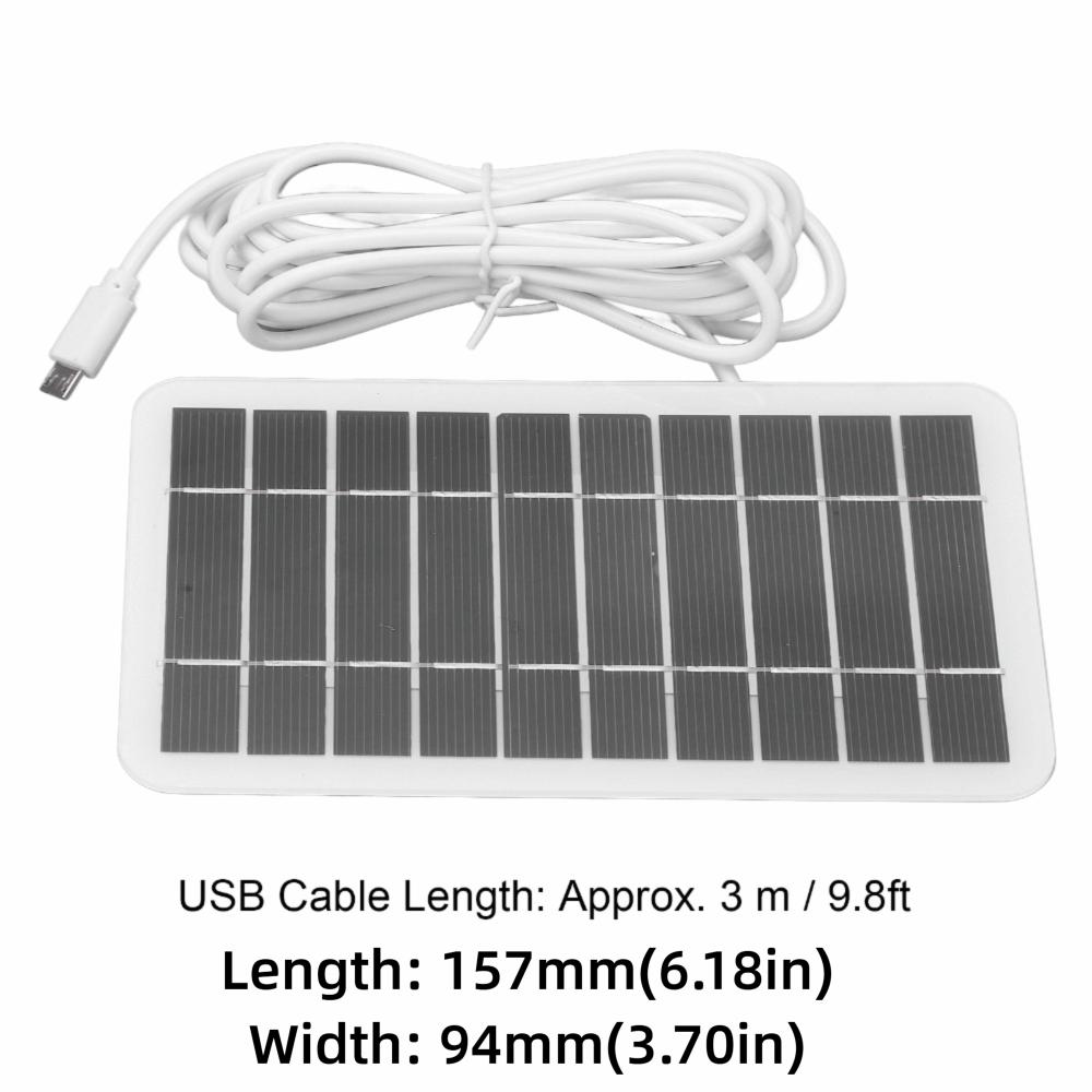 Polysilicon Solar Panel Charger Portable Solar Charger USB Solar Charger  Cell Phone Charging