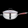 Faust Chef 32 см Многофункциональный вок из нержавеющей стали 304 с пароваркой