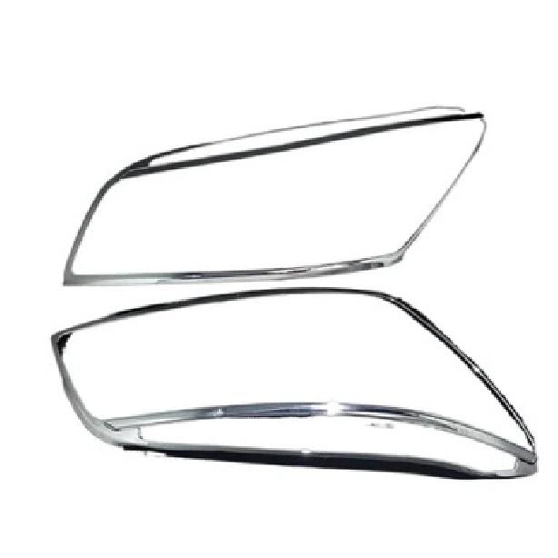 1Pair Abs Chrome covers Car Headlight Taillight lamp Frame Trims For 2009-2012 RAV4