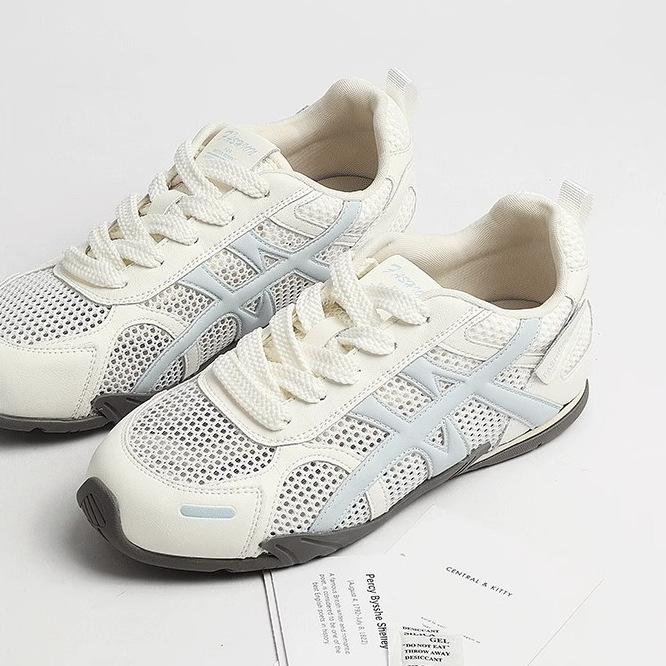 Thin mesh German training shoes women's 2025 new summer height increase breathable casual retro versatile sports Forrest Gump shoes