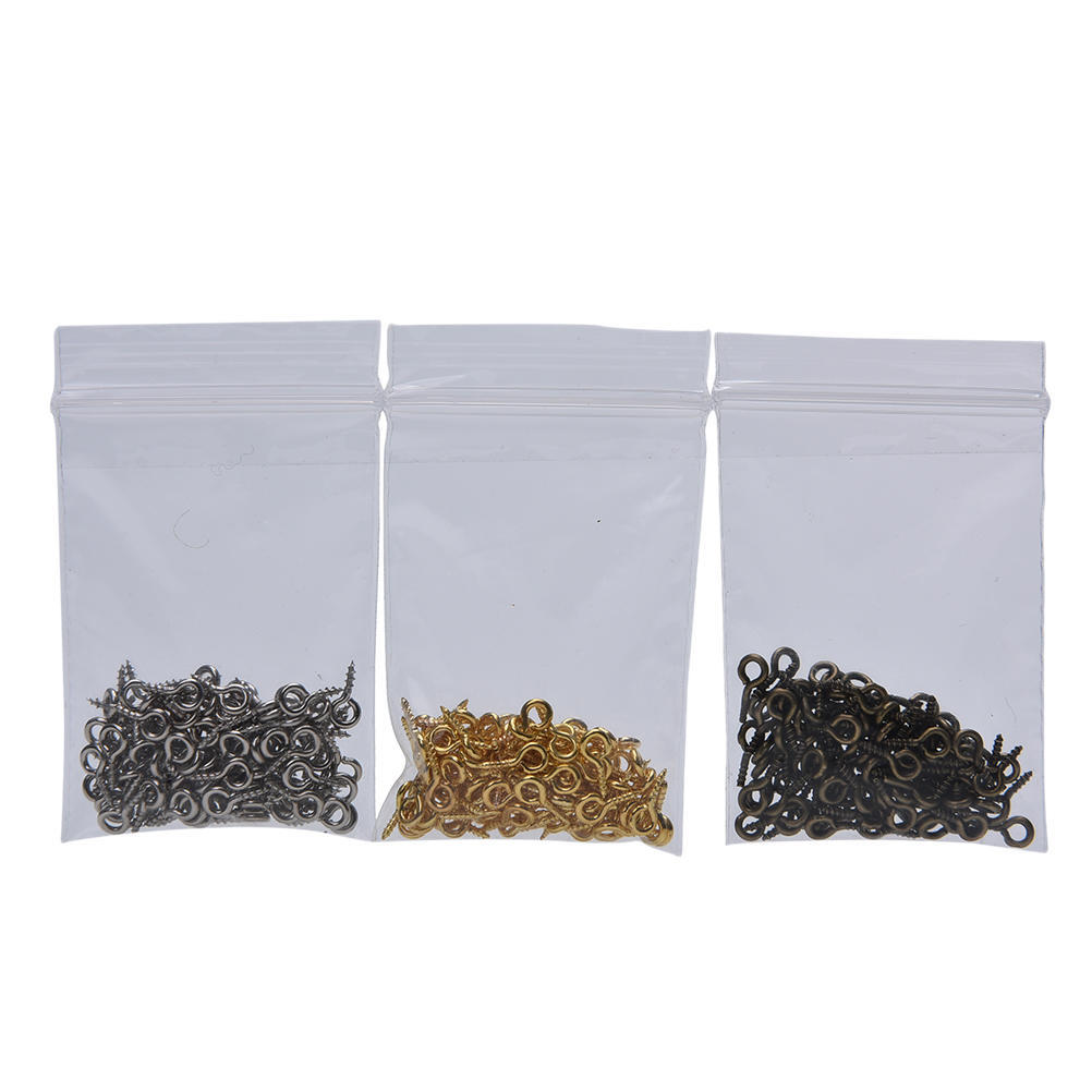 100 шт. маленькие крошечные мини-булавки для глаз, крючки для глаз, люверсы с резьбой, 8x3,5 мм