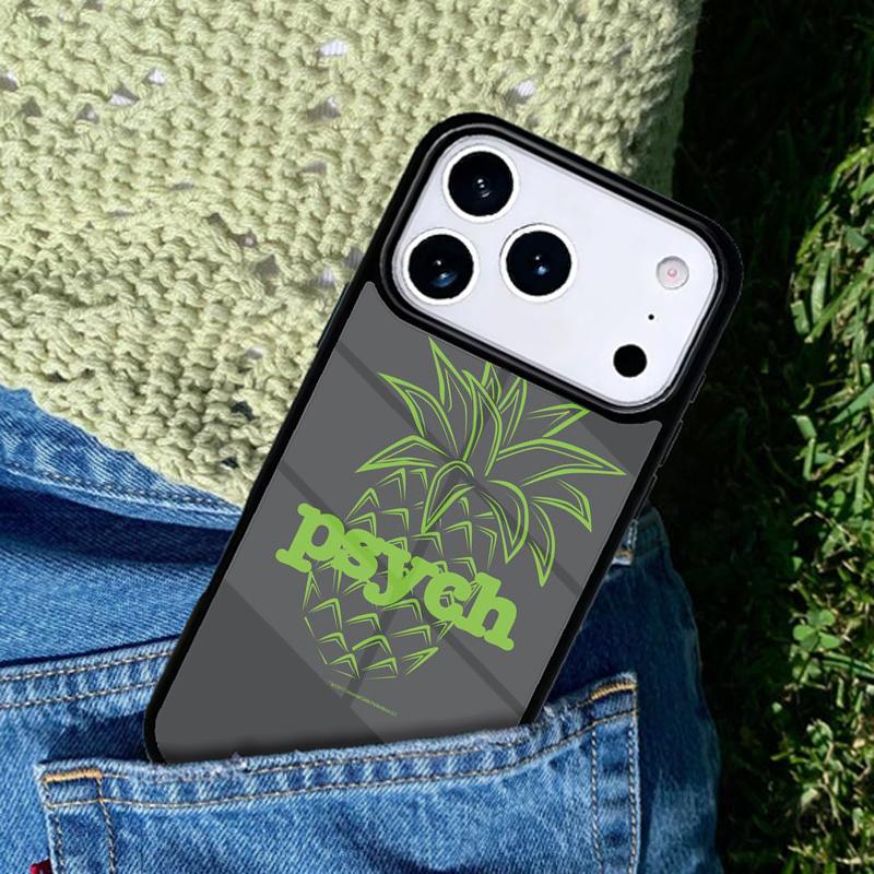 Psych Pineapple mobile phone case Compatible with IPhone 17 16 15 14 13 12 11Pro Max 17 Air cover