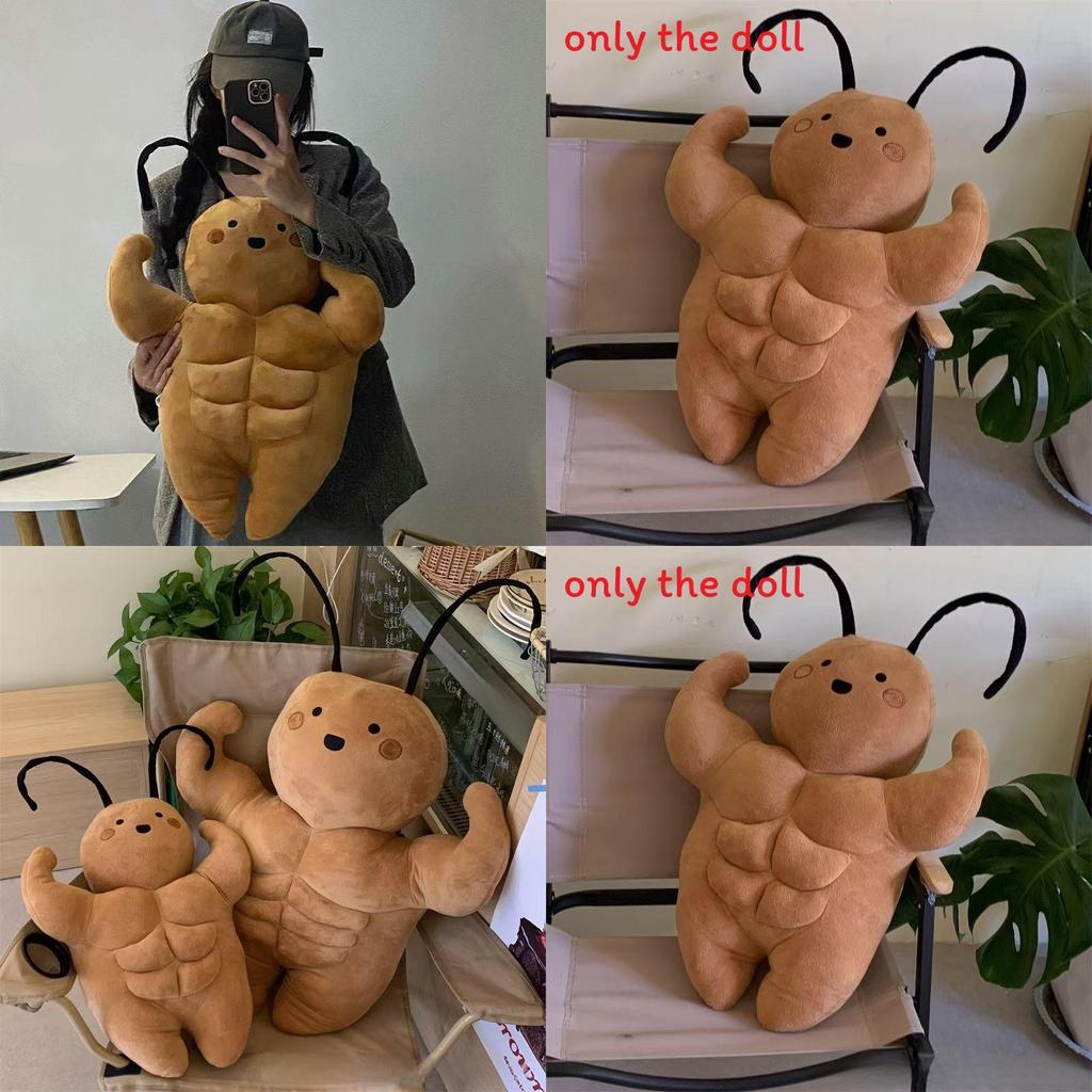 Милая Милая Большая Игрушка Плюшевый Таракан С Мускулистым Дизайном Для Детей И Коллекционеров