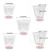 5 Sets Flexible Plastic Seedling Pots Patio Ventilation Holes Indoor Multiple Sizes