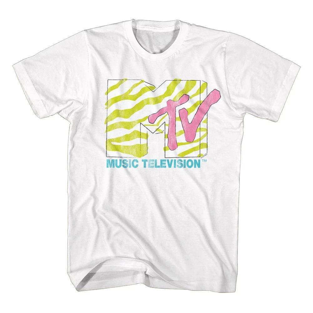 MTV Neon Zebra Logo TV Children's T-shirt