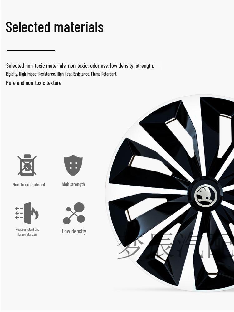 Колпаки ступицы и колес 14'' для стальных дисков Volkswagen Skoda Fabia & Rapid