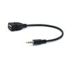 3,5-мм штекер на USB-гнездо Аудиоадаптер для автомобильной магнитолы