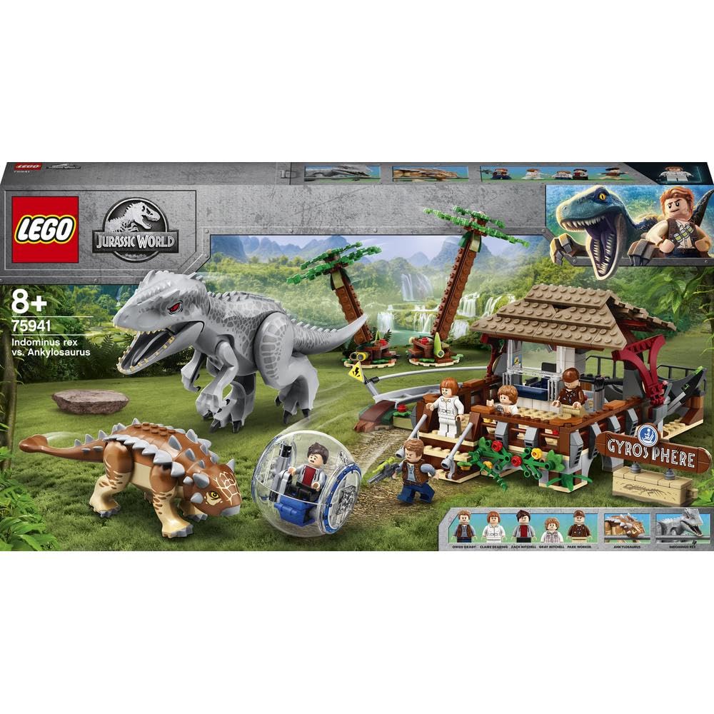LEGO Jurassic World Индоминус Рекс против. Анкилозавр 75941