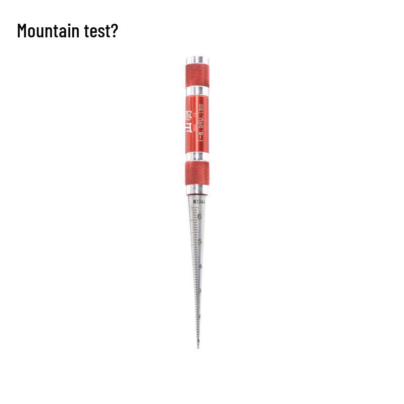 Mountain Measurement Tapered Bore Gauge: 1-6.5mm & 3-15-30-45-60mm Inner Diameter Plug Gauge