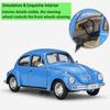 Масштаб 1/24 Welly Volkswagen Beetle, модель автомобиля из сплава, литье под давлением, металлические игрушечные автомобили, модель автомобиля, коллекция высокой имитации, детские подарки