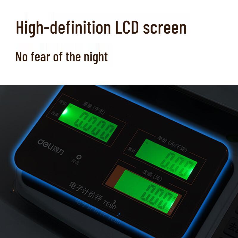 Deli TE903 Commercial Electronic Pricing Scale
