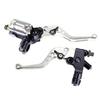 1Pair Universal 22mm 7/8" Motorcycle Hydraulic Adjustment Brake Clutch Master Cylinder Reservoir Lever For Brake Clutch E8N5
