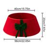 1PC Red Green White For Artificial Trees Tree Stand Base Holiday Plush Cloth Home Decor Bow Christmas Tree Collar Festival