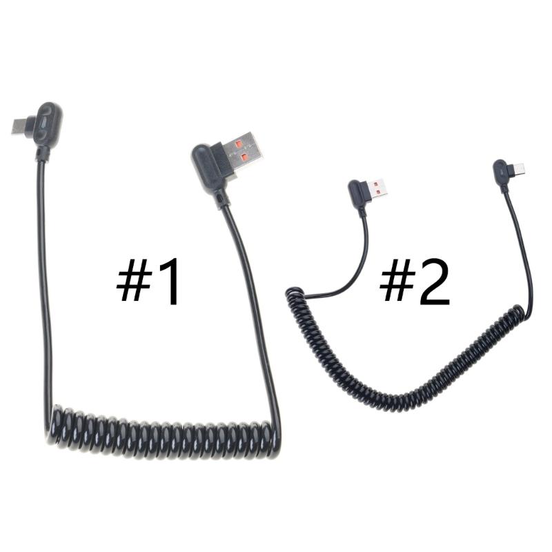 Прочный Реверсивный кабель для зарядки USB C 6A быстрая зарядка Пружинный дизайн Кабель для быстрой зарядки для планшетов смартфонов