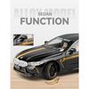 1/24 BMW M8 MANHART Supercar Модель легкосплавного автомобиля Звук и свет Инерционный механизм Детская игрушка Коллекционные предметы Подарок на день рождения
