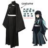Tokitou Muichirou Cosplay Costume Anime Demon Slayer Cosplay Kimetsu No Yaiba Kisatsutai Uniform Wig Halloween Clothes