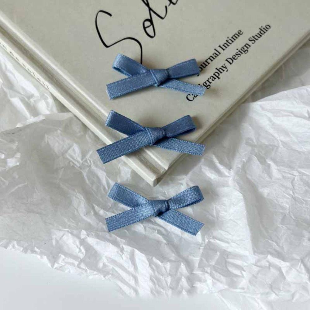Sweet Bowknot Hair Clips Ribbon Cute Barrette Headdress Bow Hairpin Girls