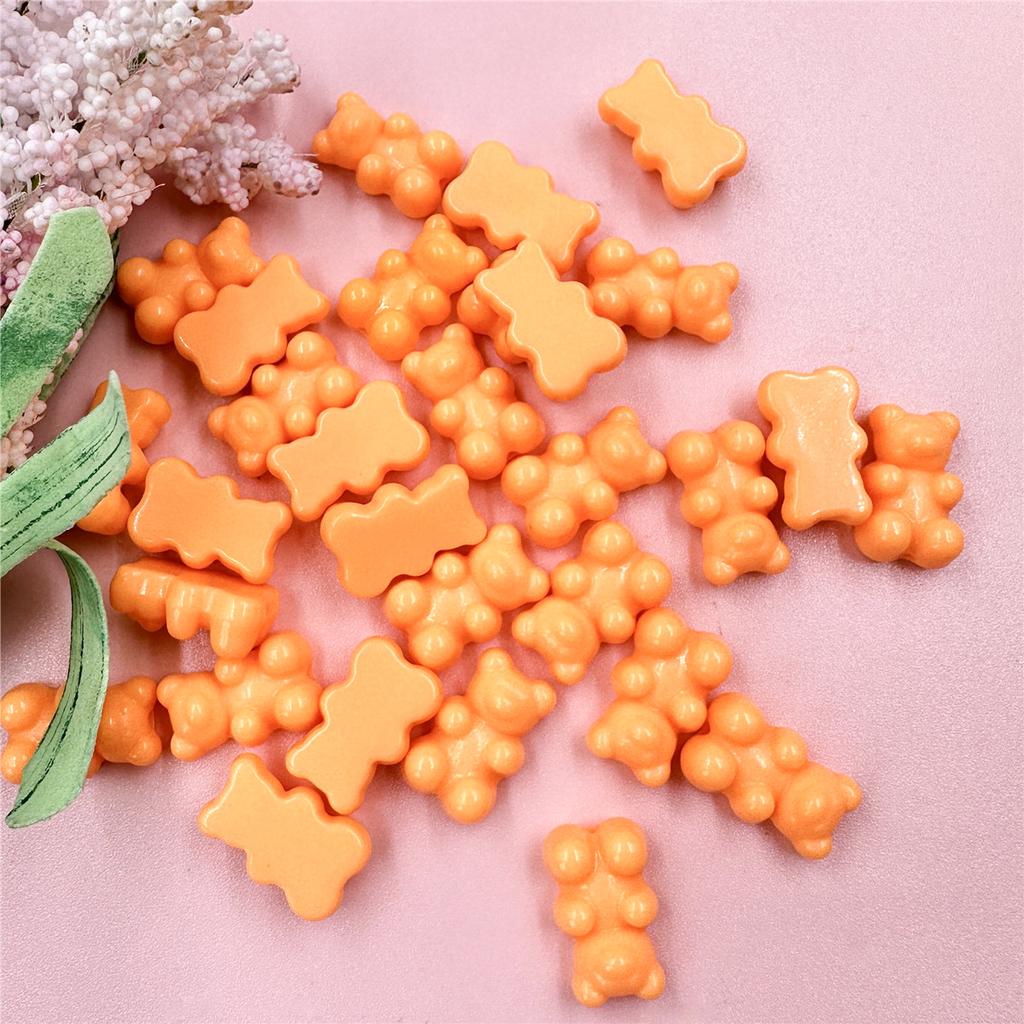 25 шт. материалы однотонный браслет медведь цепочка для мобильного телефона 11*18 мм DIY свободные бусины серьги ювелирные аксессуары модное изготовление