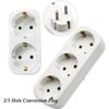German Standard Power Conversion Plug Travel Power 1 To 2/3 Converter Socket