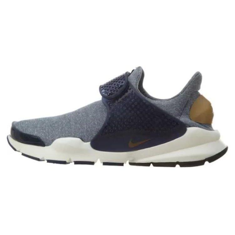 Nike Sock Dart SE Golden Beige Women Sneakers Blue Midnight-Navy Sail 862412-400