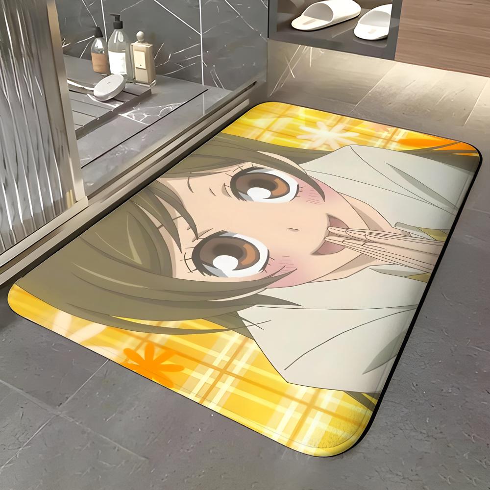 anime K-Kamisama Kiss Floor Mat Soft Flannel Entrance Door Mat Non Slip Absorbent Bathroom Bedroom Floor Rug