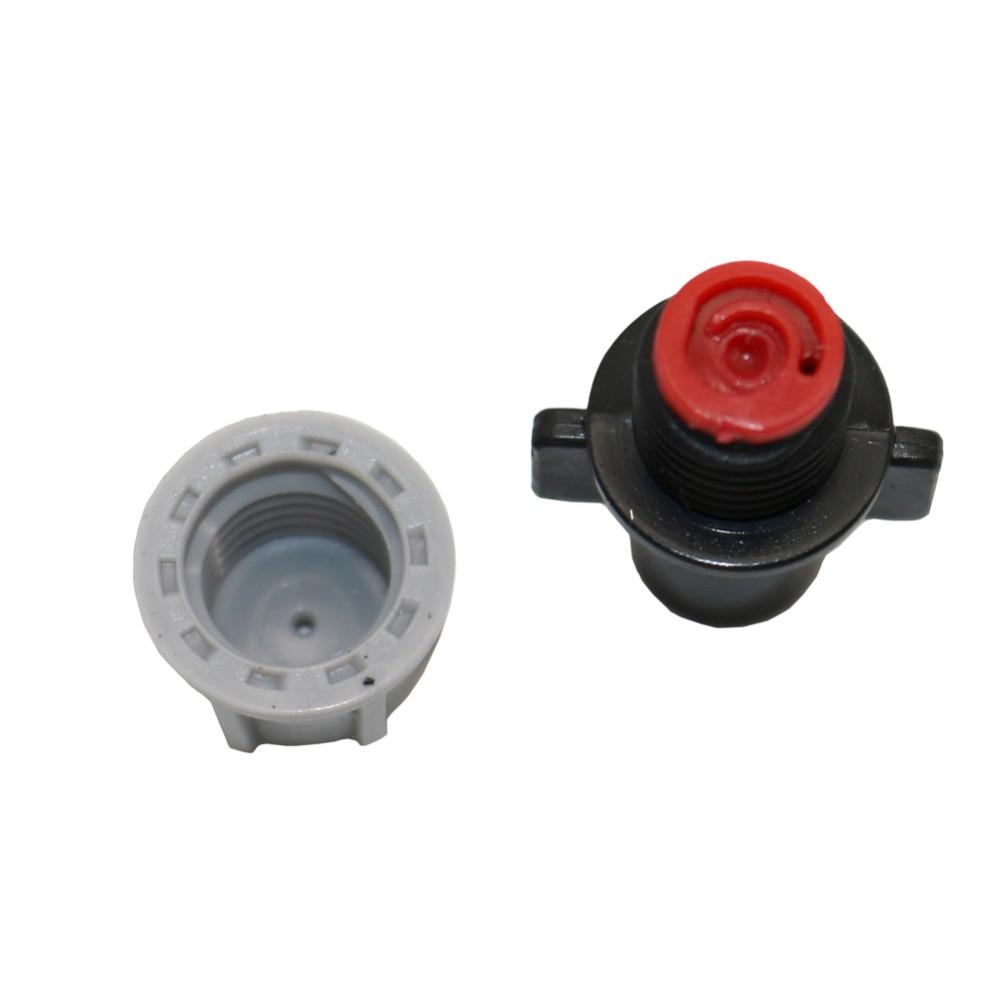 10 шт. Серая форсунка с тройником 4 мм / 7 мм для нанесения полива, распыляемого на растения, радиус распыления 0,6-0,9 м, высокое качество, распылитель