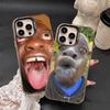 Смешной чехол для телефона с изображением уродливого мужчины для IPhone 16 15 14 13 12 11 Pro Max 17 Plus Яркая накладка