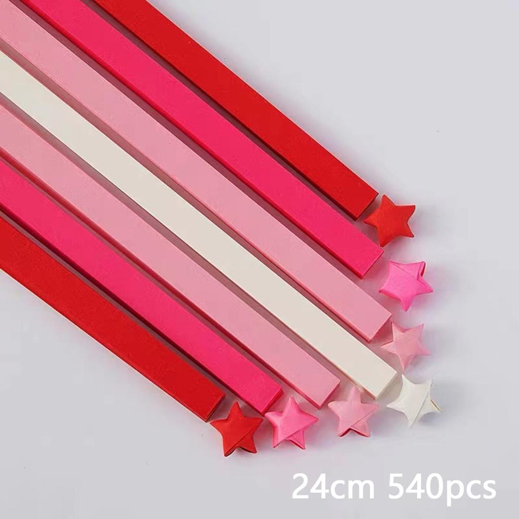 Handmade Paper Origami Folding Paper Strips Lucky Stars Diy Handmade Arts Multicolor Strip For Women Craft Decor Accessories
