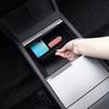 For Tesla Model Y Juniper 2025 Armrest Organizer Hidden Box Center Console Storage Box Trays For Tesla Highland