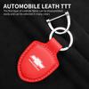 AABHN1 Car Shield Leather Keychain Key Ring Pendant Holder Gift for Chevrolet Accessories