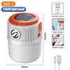 Солнечный туристический фонарь Power Bank Светодиодные кемпинговые фонари 6 режимов Пульт дистанционного управления Водонепроницаемый Наружный фонарь для палатки Перезаряжаемый фонарик