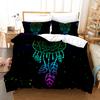 Dreamcatcher Duvet Cover Set Bohemian Mandala Bedding Set For Girls Adults Purple Polyester Comforter Cover King Queen Full Size