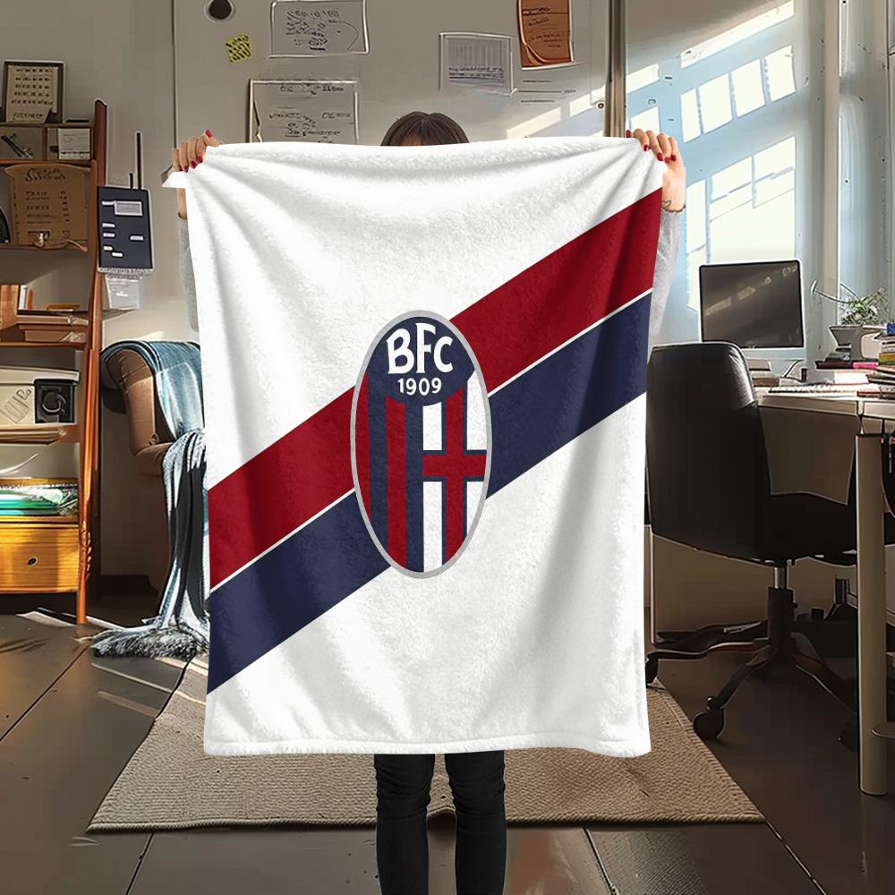 Bologna Flannel Blanket, High quality Comfortable for All Seasons, Home Decor, Warmth and Comfort