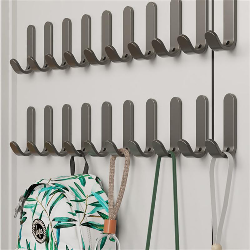 Многоцелевой настенный крючок-органайзер, вешалка для ключей за дверью, крючок для ванной комнаты, держатель для полотенец, кухонная фурнитура, крючок для полки