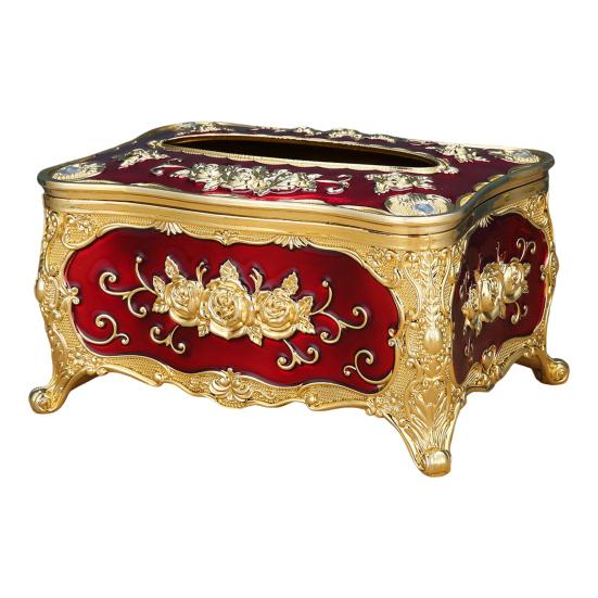 Европейская коробка для салфеток, большая вместимость, легкий доступ, крышка для коробки салфеток, акриловый держатель для салфеток, роскошное украшение для дома