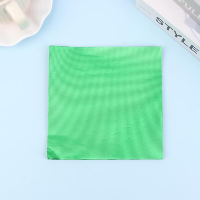 100 шт. 15X15 см Алюминиевая фольга Оберточная бумага Листы Фольга Бумага для упаковки конфет Шоколад Свадебная вечеринка Упаковка для конфет