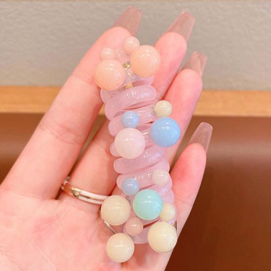 4 шт. Резинки для волос, не повреждающие волосы, эластичные резинки для волос, женские, для девочек, многоразовые, нескользящие, с пузырьками, плетеный ободок, аксессуары для волос