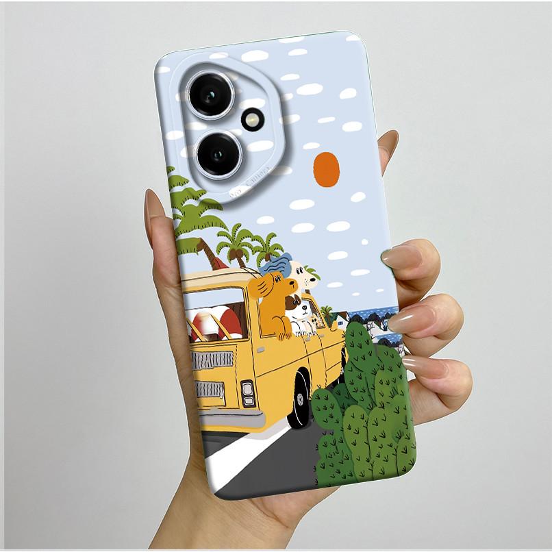 For Huawei Honor 400 Pro 5G Case Aesthetic Butterfly Flowers Anti-Slip Shockproof Silicone Cover For honor 400 400pro Funda Capa