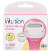 Бритва для женщин Intuition Lemonberry Breeze, упаковка из 3 штук, 1 упаковка