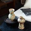 Ваза ceramic ретро в стиле Ваби-Саби: Китайский стиль для гостиной и чайной комнаты: Цветочные композиции