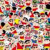 100Pcs/Set Crayon Shin-chan наклейки DIY Альбомы Декор наклейки наклейки