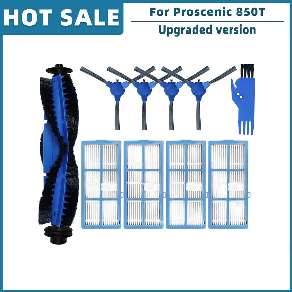Замена для робота-пылесоса Proscenic 850T Запчасти Аксессуары Основная Боковая Щетка HEPA Фильтр Салфетка для Швабры Крышка Щетки