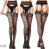 High-End Sexy Lingerie Fishnet Stockings with Non-Slip Garter, Nurse & Stewardess Style