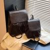 Stylish retro backpack autumn and winter new simple casual versatile large-capacity women's backpack
